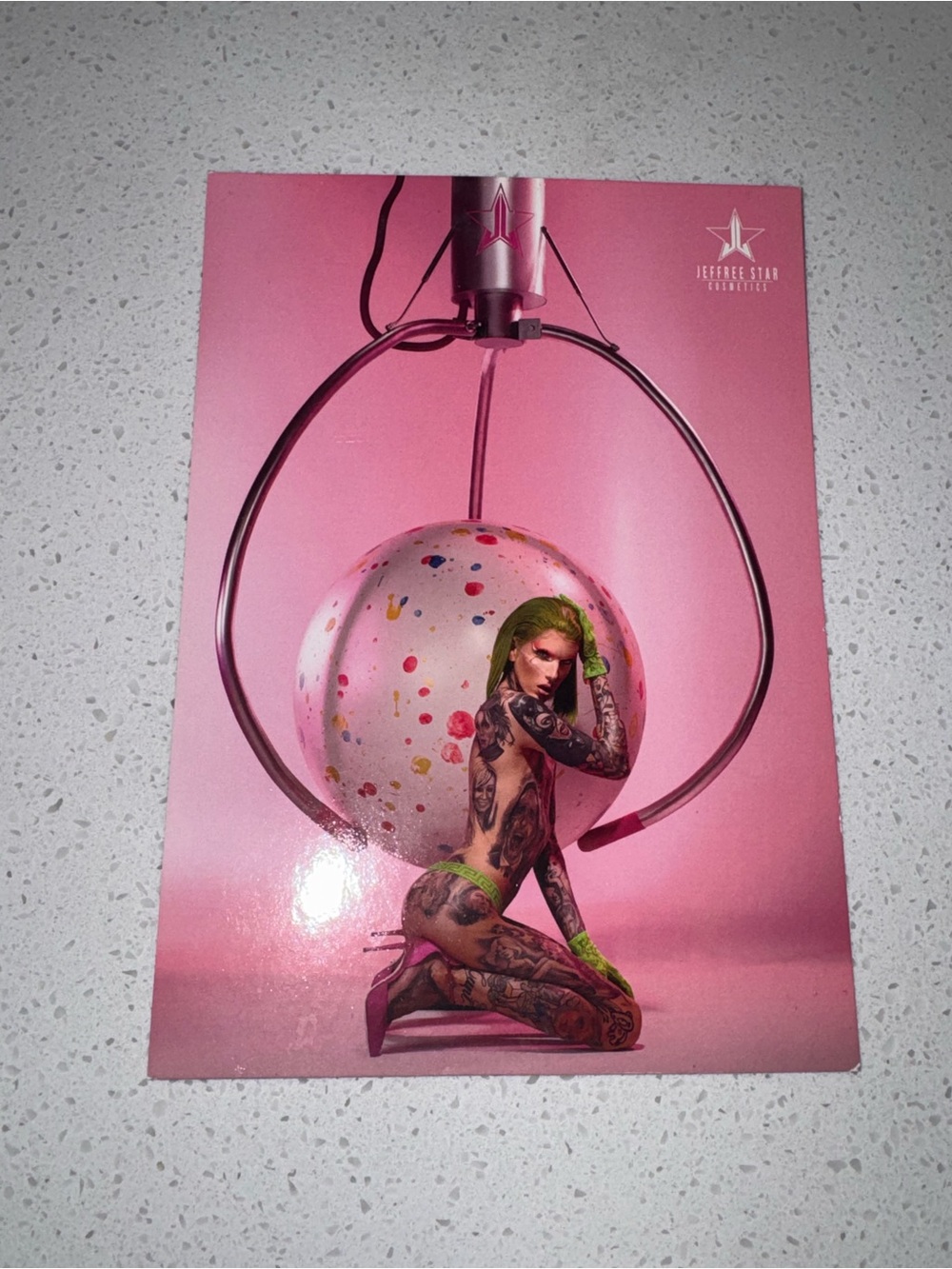 Jeffree star jawbreaker postcard
